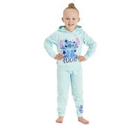 Disney Lilo & Stitch - Felpa con cappuccio da ragazza, personalizzata, con cappuccio, Lilo e Stitch, 9-10 Years