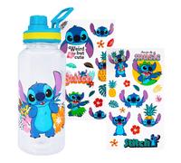 Disney Lilo & Stitch Fiori 32-Ounce Twist Beccuccio Acqua Bottiglia E Adesivo