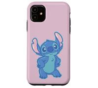 Disney Lilo & Stitch Fluffy Cute Pose Stitch Custodia per iPhone 11
