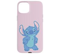 Disney Lilo & Stitch Fluffy Cute Pose Stitch Custodia per iPhone 15 Plus