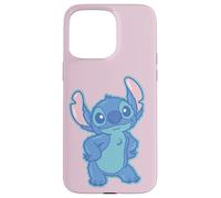 Disney Lilo & Stitch Fluffy Cute Pose Stitch Custodia per iPhone 15 Pro Max