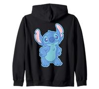 Disney Lilo & Stitch Fluffy Cute Pose Stitch Felpa con Cappuccio