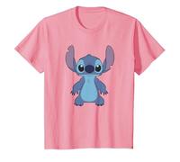 Disney Lilo & Stitch Full Body Frontal View Cute Portrait Maglietta, Bambini, Rosa, 6 anni