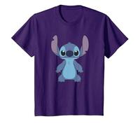 Disney Lilo & Stitch Full Body Frontal View Cute Portrait Maglietta, Bambini, Viola, 6 anni