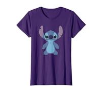 Disney Lilo & Stitch Full Body Frontal View Cute Portrait Maglietta, Donna, Viola, L