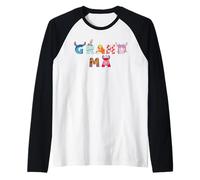 Disney Lilo & Stitch Grandma Birthday Gift Family Trip Maglia con Maniche Raglan