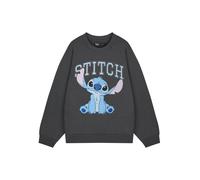 Disney Lilo & Stitch Grigio College Sweatshirt Felpa Donne
