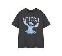 Disney Lilo & Stitch Grigio College T-shirt a maniche corte Ragazze