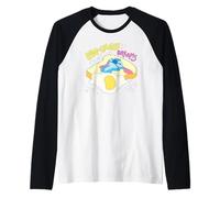 Disney Lilo & Stitch Have A Egg-Cellent Dreams Chest Logo Maglia con Maniche Raglan