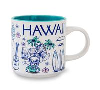 Disney Lilo & Stitch Hawaii Allover Icone Ceramica Matrioske Tazza Contiene