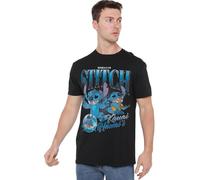 Disney Lilo & Stitch Homage T Shirt, Black, Nero, L Unisex-Adulto