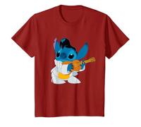 Disney Lilo & Stitch Iconic Elvis Stitch Ready To Play Logo Maglietta