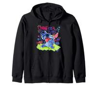 Disney Lilo & Stitch Make Your Own Rules Colorful Sketch Felpa con Cappuccio