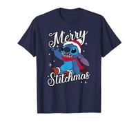 Disney Lilo & Stitch Merry Stitchmas Santa Hat Maglietta