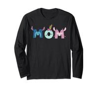 Disney Lilo & Stitch "Mom" Mother's Day Birthday Family Trip Maglia a Manica