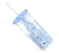 Disney Lilo & Stitch Motivo Floreale 591ml Plastica Freddo Coppa W/ Coperchio E