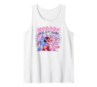Disney Lilo & Stitch Nobody Gets Left Behing Sketch Big Logo Canotta