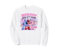 Disney Lilo & Stitch Nobody Gets Left Behing Sketch Big Logo Felpa