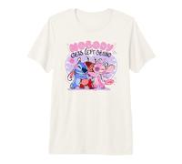 Disney Lilo & Stitch Nobody Gets Left Behing Sketch Big Logo Maglietta premium