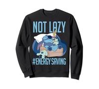 Disney Lilo & Stitch Not Lazy Energy Saving Felpa