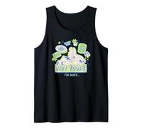 Disney Lilo & Stitch Not Today I'm Busy Neon Retro Big Logo Canotta