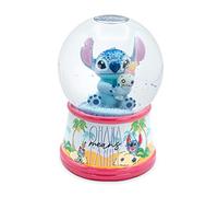 Disney Lilo & Stitch Ohana - Palla di neve luminosa da collezione, altezza 15,2 cm, blu, taglia unica