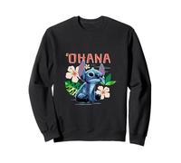 Disney Lilo & Stitch Ohana Sitting Stitch Cute Logo Felpa