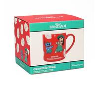 Tazza in ceramica Ohana con licenza ufficiale Disney Lilo e Stitch, capacità 310