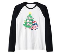 Disney Lilo & Stitch One More Sleep Until Christmas Maglia con Maniche Raglan