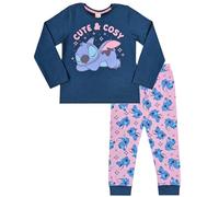 Disney Lilo & Stitch - Pigiama da bambina carino e accogliente, Multicolore, 9-10 Years