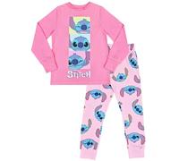 Disney Lilo & Stitch - Pigiama da bambina con personaggi, Multicolore, 7-8 Years