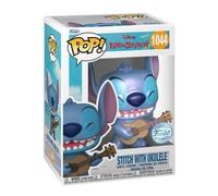 Funko Pop! Disney: Lilo & Stitch - Stitch with Ukulele (PRL) (Exc), statuetta in vinile da collezione - Idea regalo - Merchandise ufficiale - Giocattoli per bambini e adulti