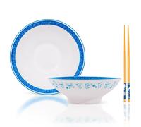 Disney Lilo & Stitch Pose 30-Ounce Ceramica Ramen Ciotola E Bacchette Set