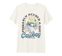 Disney Lilo & Stitch Probably Needed A Hug Cowboy Poster Maglietta premium