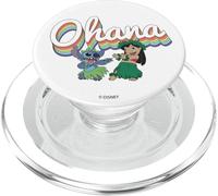 Disney Lilo & Stitch Rainbow Ohana Word Stack PopSockets PopGrip per MagSafe