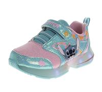 Disney Lilo & Stitch - Scarpe luminose da bambina, Blu magenta, 9 Toddler