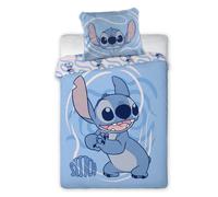 Disney Lilo & Stitch Set Biancheria Letto Bambino 100x135 + 40x60 Cm Cotone
