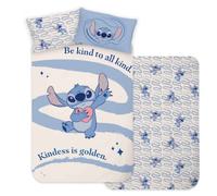 Disney Lilo & Stitch Set Lenzuola " Be Bambino " 135x200cm 80x80cm