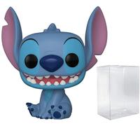 Disney: Lilo & Stitch - Sorridente punto seduto Funko Pop! Figura in vinile con custodia protettiva compatibile Pop Box