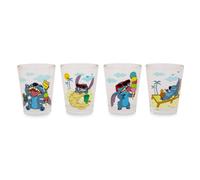 Disney Lilo & Stitch Spiaggia Giorno 1.5-Ounce Mini Shot Occhiali Set Di 4