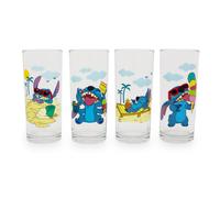 Disney Lilo & Stitch Spiaggia Giorno 10-Ounce Tumbler Occhiali Set Di 4