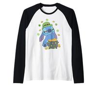 Disney Lilo & Stitch St. Patrick's Day Happy Pot of Gold Maglia con Maniche Raglan