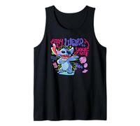 Disney Lilo & Stitch Stay Weird To Your Self Colorful Sketch Canotta