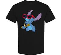 Disney Lilo & Stitch Stitch Guitar autorizzato Uomo maglietta