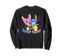 Disney Lilo & Stitch Sugar Rush Angel Stitch Ride Chest Logo Felpa