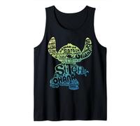 Disney Lilo & Stitch Text Fill Stitch Silhouette Canotta