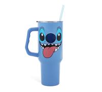 Disney Lilo & Stitch Viso Acciaio Inox Tumbler con Manico Contiene 1183ml