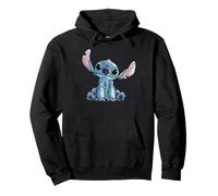 Disney Lilo & Stitch Watercolor Of Stitch Felpa con Cappuccio