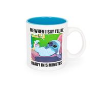 Disney Lilo & Stitch " When i Say I'Ll Be Ready " Ceramica Tazza Contiene 591ml