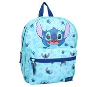 Disney Lilo & Stitch Zaino Blu con Tasca Anteriore, circa 30 cm